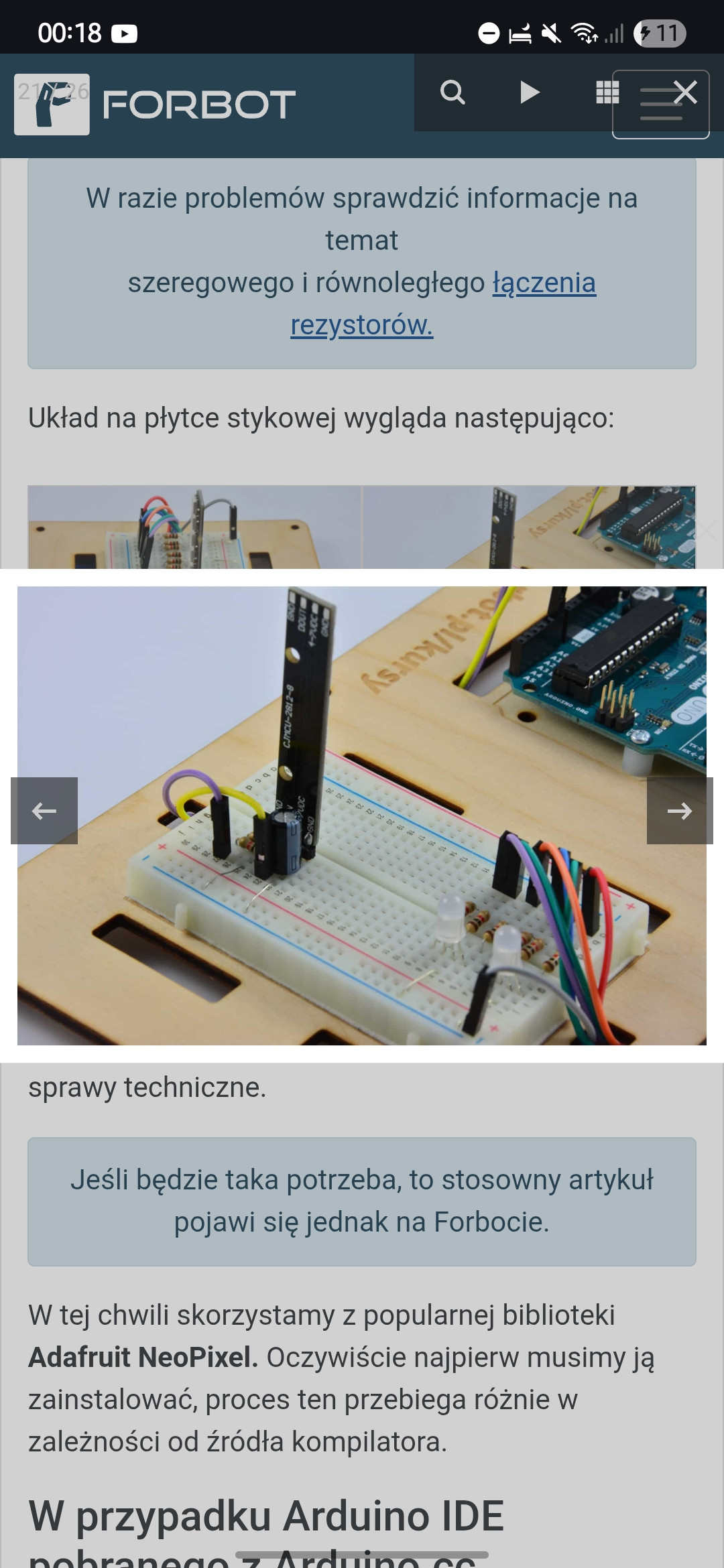 Elektroda Arduino Arduino UNO – komputer nie wykrywa po podłączeniu przez USB, świeci ...