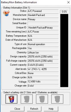 Ładowanie baterii w laptopie HP (wykrywa, ale nie ładuje)