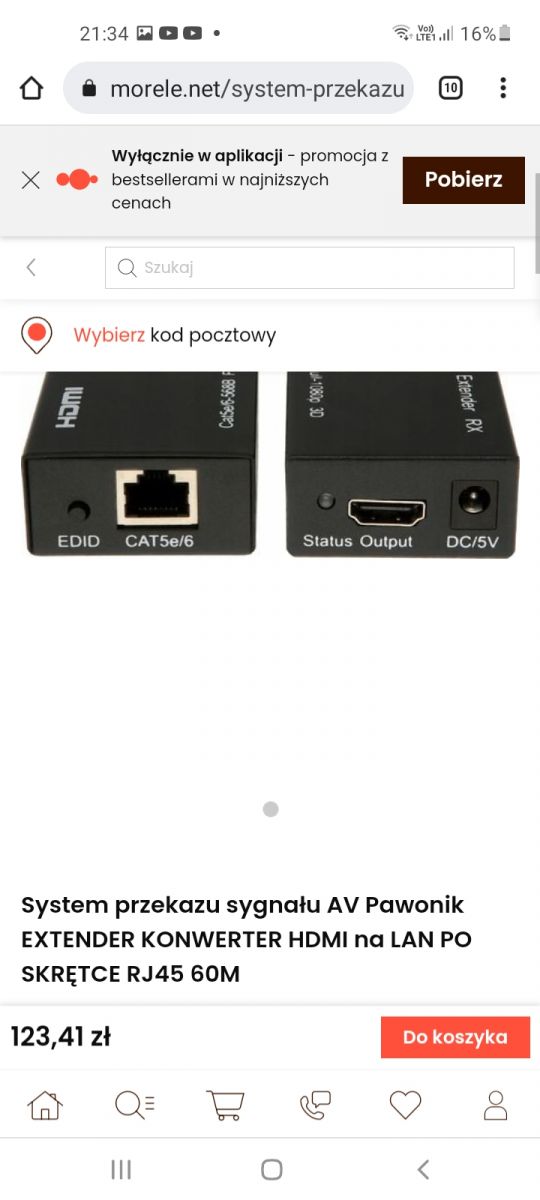 Czy dało by się przesłać obraz i dzwięk rca poprzez router