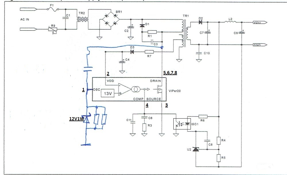 Схема rx v371