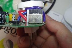 RM-SMART M module on a board with connectors.