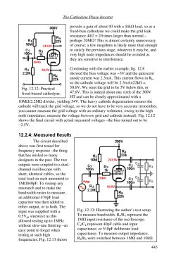 Phase inverter schematic with cathode configuration description.