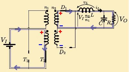 push pull converter pspice student