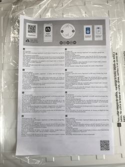 AigoSmart LED Panel Instruction Manual AigoSmart instruction manual for LED panel with visible QR code