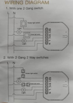 [BK7231 / WB2S] MOES MS-104B - Smart Switch 2 Gang + RF433