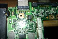 Asus Eee PC 1005PE - Uszkodzona płyta główna, brak możliwości odczytu układu.
