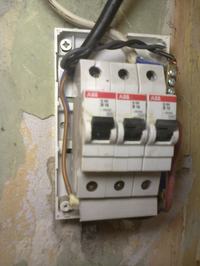 with the light switch off, there is still a phase on both wires