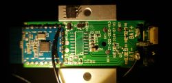 Close-up of ZY-D02 electronic board with CB3S