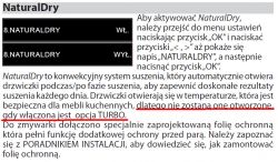 Whirlpool WIS 1150 PEL - zmywarka nie otwiera automatycznie drzwiczek