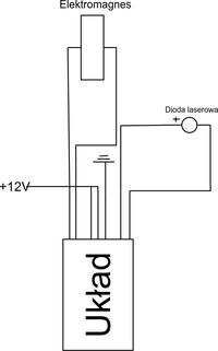 Lewitron AVT 2741/1. Nie działający elektromagnes