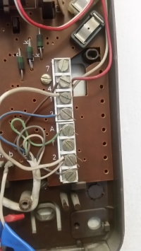 Wymiana domofonu Tesla (z mostkiem między 1 i 2) na Wekta unifon TK6