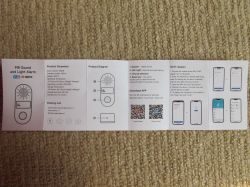 PIR Alarm Instruction Manual PIR sound and light alarm instruction manual.