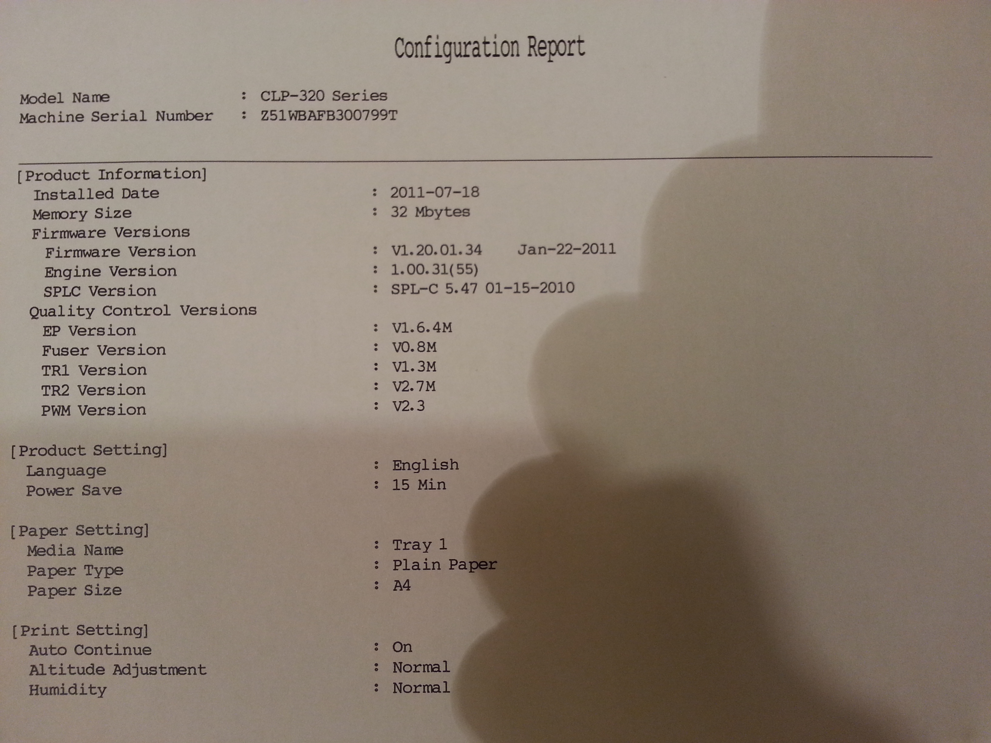 Reset chip fix generator samsung clp 325 Reset chip fix generator samsung clp 325