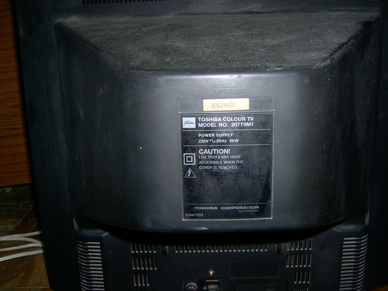 TV Toshiba 207T9M1 - jak naprawić nieliniowy obraz i podwijanie od dołu?