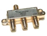 Dlaczego trzeci telewizor ma zaśnieżony obraz przy użyciu 3-WAY SPLITTER 5-900 MHz?