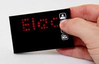 Efektowna wizytówka z wyświetlaczem