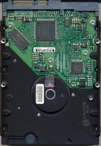 Lokalizacja transila w dysku Seagate ST3120827AS po uszkodzeniu elektroniki