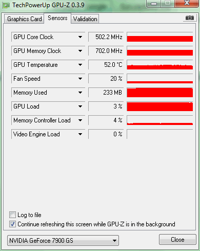 Nvidia Gforce 7900gs artefakty