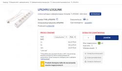 Listwa zasilająca z USB - Logilink LPS249U - ale czy przeciwprzepięciowa?