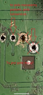 Stan płyty głównej padu PS4 JDM 055 po usunięciu Joga - możliwość montażu nowego, ocena kondycji.