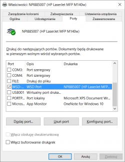 HP LaserJet M140we - Win10 problem z instalacją sterowników