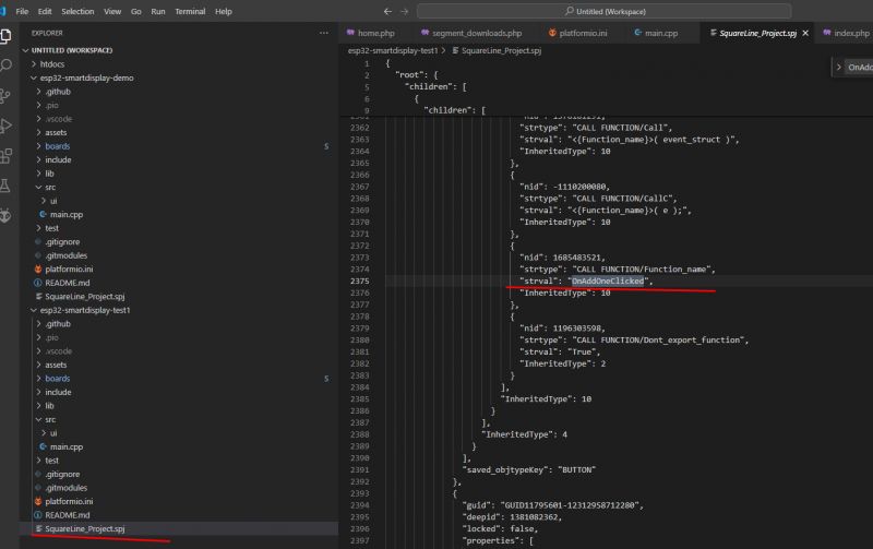 ESP32 and touch display - part 5 - LVGL in SquareLine Studio ESP32 and touch display - part 5 - LVGL in SquareLine Studio