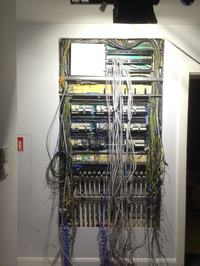 Contact board as terminal for PLC FATEK and UTP 5e cables - 24V, 0.1A/0.8A