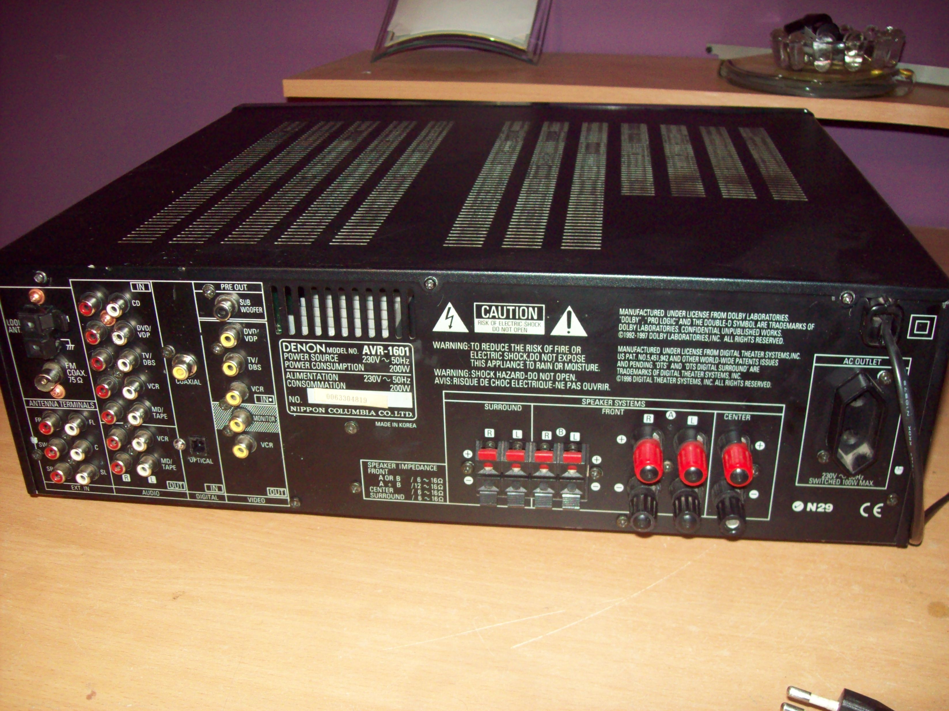 [Sprzedam] Amplituner Denon AVR1601 elektroda.pl