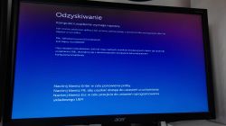 Wymiana RAM na 2x8 GB 2666MHz Kingston Fury - błąd 0xc000000f, Debug LED, niebieski ekran