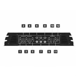 Stacja 2 din - Jak podłączyć wzmacniacz 4 kanałowy?