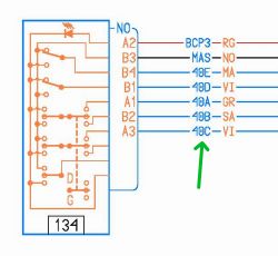 Renault scenic II PH 1 - Elektryczne lusterka, przełącznik st., kostka z kablami