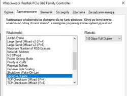 Ograniczona prędkość na kablu RJ45 5e z internetem światłowodowym Orange 300 Mb/s