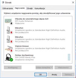 Mikrofon w słuchawkach WH-CH500 nie działa - problemy z Bluetooth