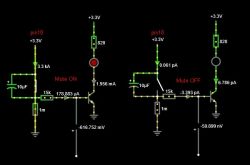 TPA3255 - włącznik Mute + sygnalizacja LED