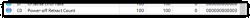 Screenshot showing SMART parameters of a hard drive, highlighting the Power-off Retract Count parameter.