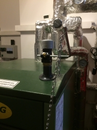 Air draft regulator for SAS furnace Damaged Afriso FR1 once again