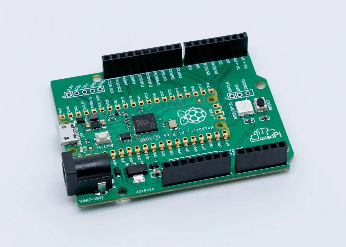 Elektroda Arduino ArduPico – płytka kompatybilna z Arduino UNO dla Raspberry Pi Pico