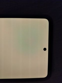 Samsung Galaxy A52S wypalenie na ekranie górnej belki