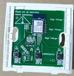 [BK7231N - CB3S] Generic Tuya Wall Switch Push Button Type 1-3 Gang No Neutral