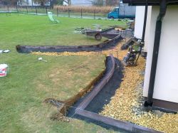 Edging 70m: Calculate Sand & Cement Requirements - 1.5 tons Sand, 10 Bags Cement?