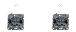 Schematic for Double Switch Legrand Stair Light Installation - Separate Lamp Connection Schematic for Double Switch Legrand Stair Light Installation - Separate Lamp Connection