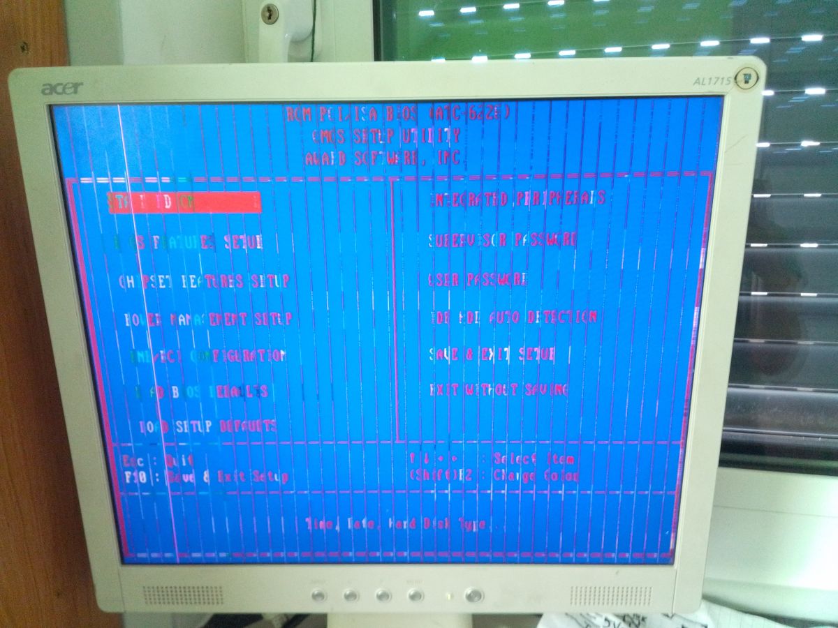 Problem z kartą graficzną Trident tvga 9000C, arefakty na ekranie