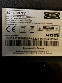 Blaupunkt 32/138M - Nie startuje, potrzebny firmware