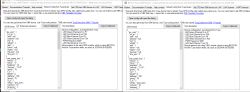 Screenshot of BK7231 Easy UART Flasher page showing JSON config and device configuration text