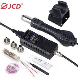 Budżetowa stacja lutownicza JCD 8908 2 in 1 (groty + hot air) za 200 zł, wylut VGA HDMI itd