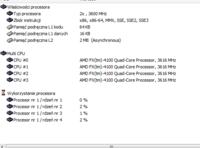 AMD FX(tm)Quad-core processor - wyłączony 4 rdzeń procesora
