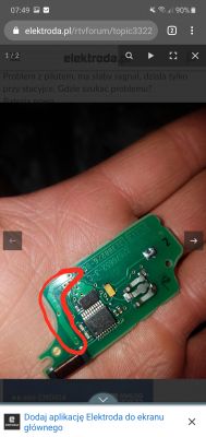 Citroen C3 - słaby sygnał pilota, działa tylko przy stacyjce, nowa bateria