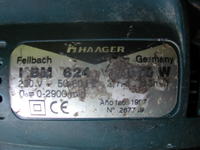 Wiertarka Haager HBM 624 - zdjęcie/wymiana uchwytu mocowania.