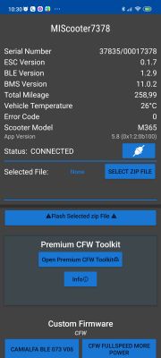 Odblokowanie hulajnogi Xiaomi Scooter 3 - Aktualizacja softu, wyświetlacze BLE 1.5.7 i 1.2.9