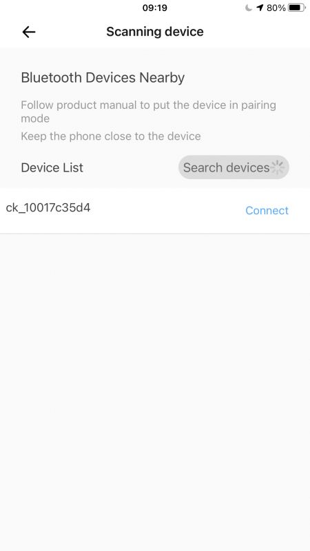 [ESP32] Termostat z wyświetlaczem i WiFi - Sonoff THR320D - aplikacja eWeLink